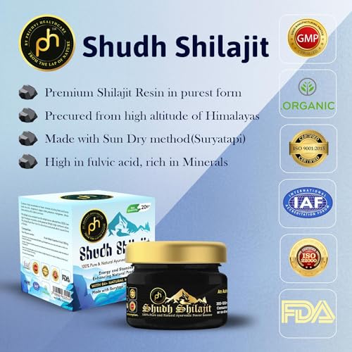 PHs 100% Pure Shilajit Resin, 20gm