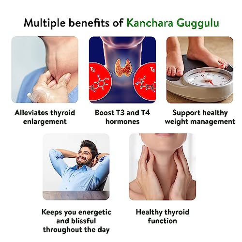 Kerala Ayurveda Kanchanar Guggulu | T3 and T4 Production |60 Tablets