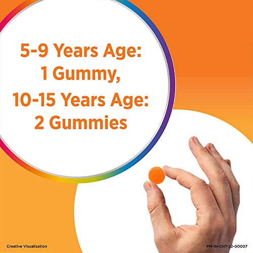 Centrum Kids, with probiotics, Vitamin C & 11 other nutrients for Immunity, Healthy Digestion & Eye Health (Veg) 50 Gummies