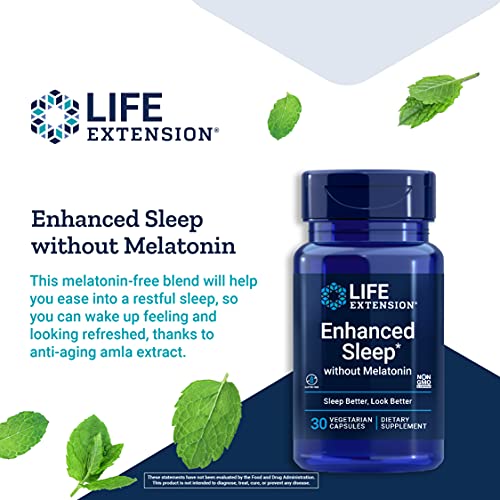 Life Extension Enhanced Natural Sleep without Melatonin, 30 caps