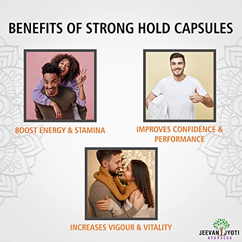 JEEVAN JYOTI AYURVEDA Strong Hold For Men - 60 capsules