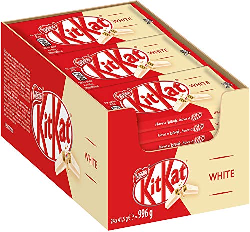 Nestle KIT KAT White 24 Bars x 41.5g Box 996g
