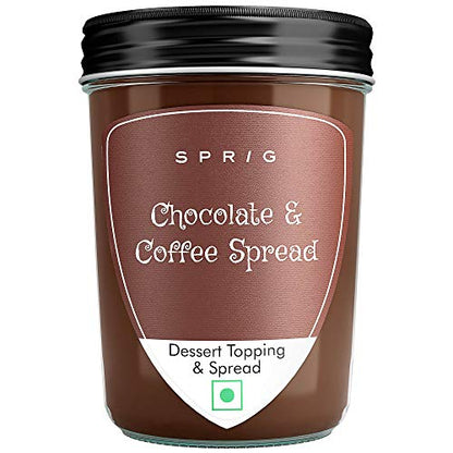 Sprig Chocolate and Coffee Spread | Mocha and Cocoa Caramel, 290g