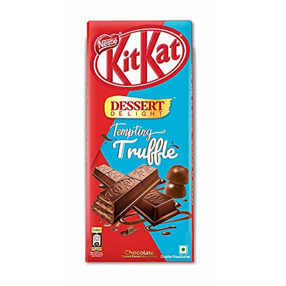 NESTLÉ Kitkat Dessert Delight Tempting Truffle Wafer Coated with Milk Chocolate- 600g (50g Tablets, Box of 12 units)