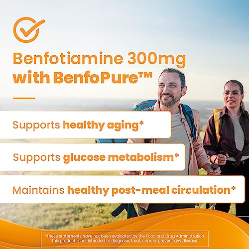 Doctor's Best Benfotiamine 300 Mg Vegetarian Capsules,