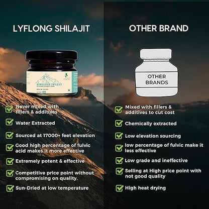 Lyflong Ayurveda - Shilajit Resin | Himalaya Shilajit Original, 10g