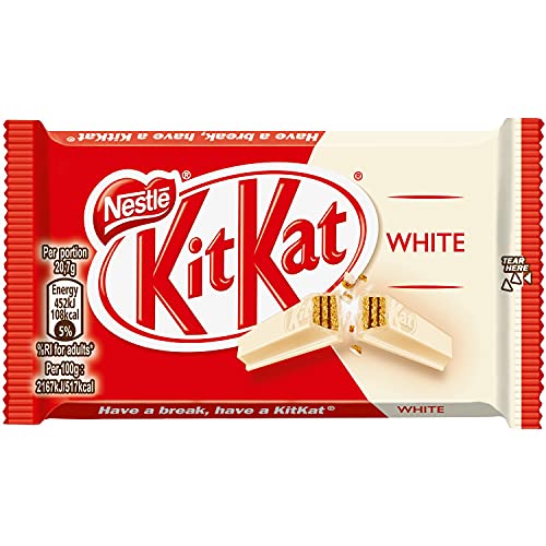 Nestle Kitkat White Chocolate, 4 x 41.5 g