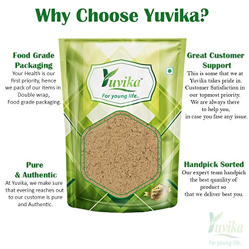 YUVIKA Kulanjan Powder - Kulinjan - Paan Root - Alpinia Galanga Wild - Siamese Ginger - Thai Ginger Powder (100 Grams)