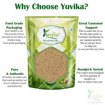 YUVIKA Kulanjan Powder - Kulinjan - Paan Root - Alpinia Galanga Wild - Siamese Ginger - Thai Ginger Powder (100 Grams)