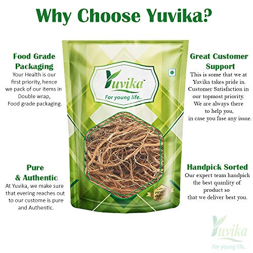 YUVIKA Khus Root - Vetiveria Zizanioides (100 Grams)