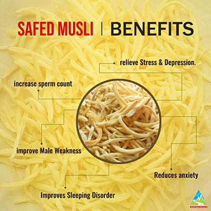 Herbal Hills Safed Musli Powder | 100 gms