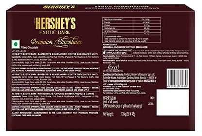 HERSHEY'S Exotic Dark Gift Pack, 135 g