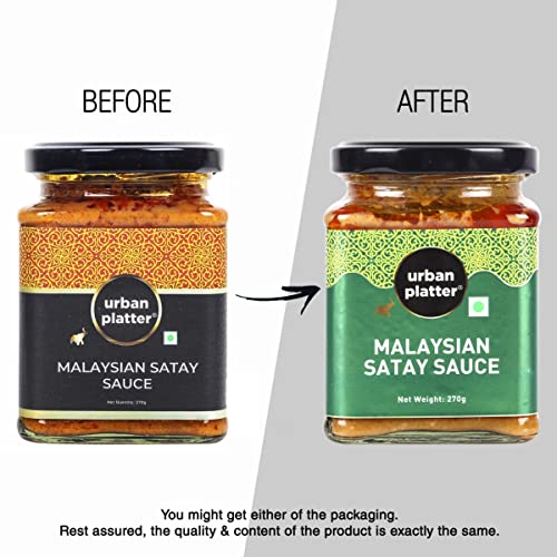 Urban Platter Malaysian Satay Sauce, 270g (Gourmet Spread, Sauce, Marinade)