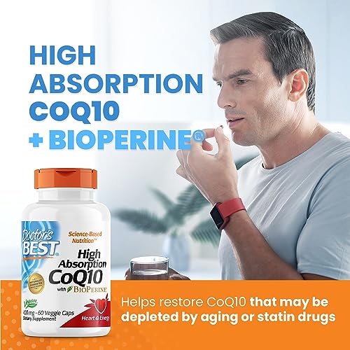 Doctors Best High Absorption CoQ10 (400 mg), 60 Veggie Caps