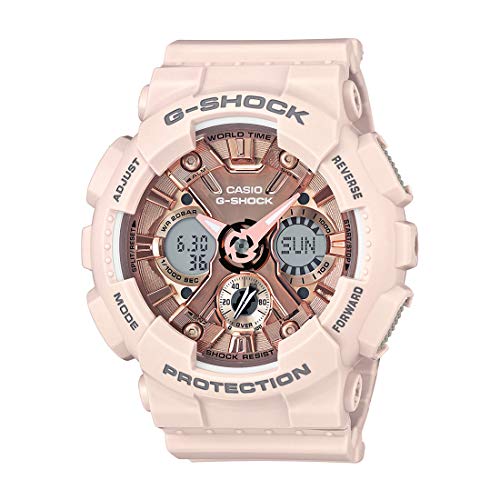 Casio G-Shock Analog-Digital Rose Gold Dial Women GMA-S120MF-4ADR (G732)