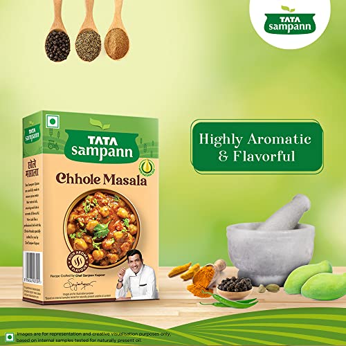 Tata Sampann Punjabi Chhole Masala, 100g (Pack of 2)