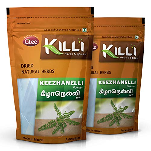 KILLI Keelanelli | Bhumyamalaki | Phyllanthus amarus | Nela usiri | Bhumi Amla Powder, 100g (Pack of 2)