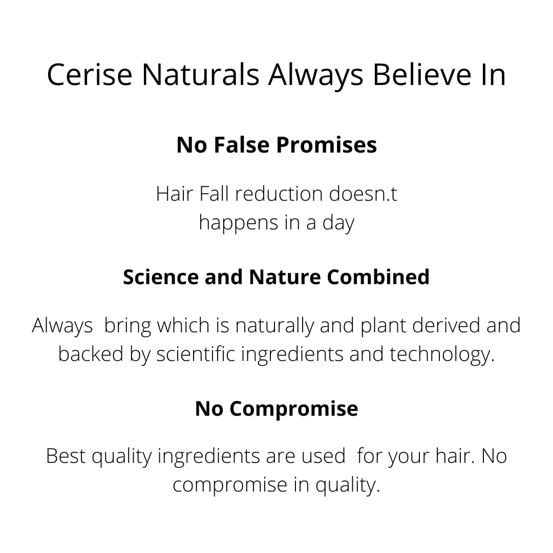 Cerise Naturals Hair Growth Active & Anti Hair Fall, Hair Growth Serum for Women, Hair Growth Serum il, Anagain, Keratin, Biotin Solution Serum - 50ML