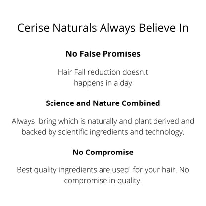 Cerise Naturals Hair Growth Active & Anti Hair Fall, Hair Growth Serum for Women, Hair Growth Serum il, Anagain, Keratin, Biotin Solution Serum - 50ML