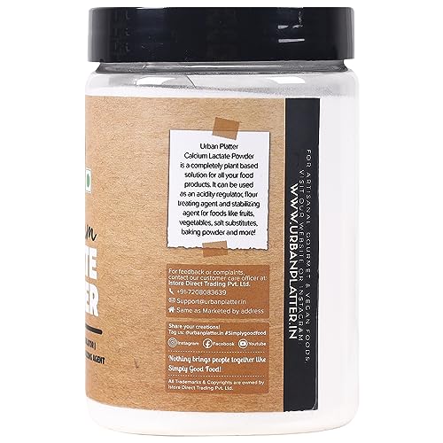 Urban Platter Calcium Lactate Powder, 300g