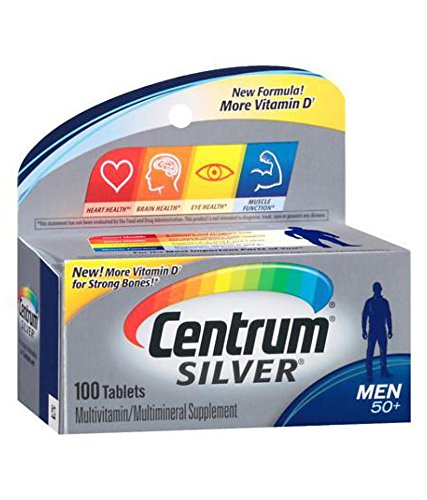 Centrum Silver Multivitamin Tablets for Men 50 Plus, 250 Count