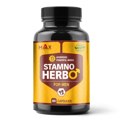 Max Ayurveda Stamno Herbo For Men - 60 Capsules