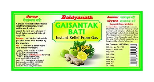 Baidyanath Gaisantak Bati - 100 Tablet