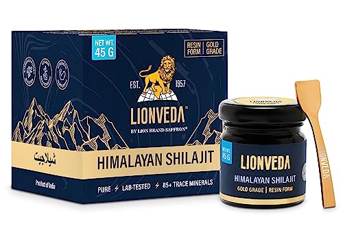 Lionveda 45g Pure Himalayan Shilajit/Shilajeet Resin