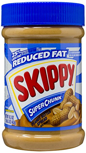 Skippy Reduced Fat Super Chunk Peanut Butter Spread, 462g