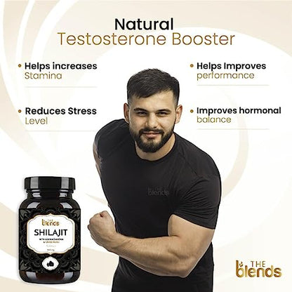 The Blends Shilajit Capsule 500 MG with Ashwagandha and Safed Musli - 60 Capsules