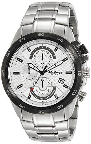 Titan Chronograph White Dial Men's Watch-90046KM01 / 90046KM01