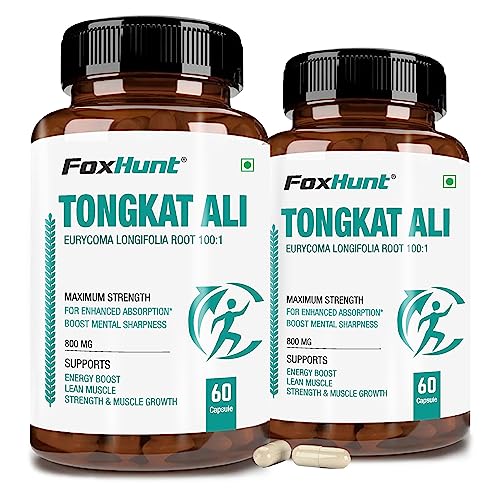 Tongkat Ali Capsule 800Mg - 60 Counts (Pack of 2)