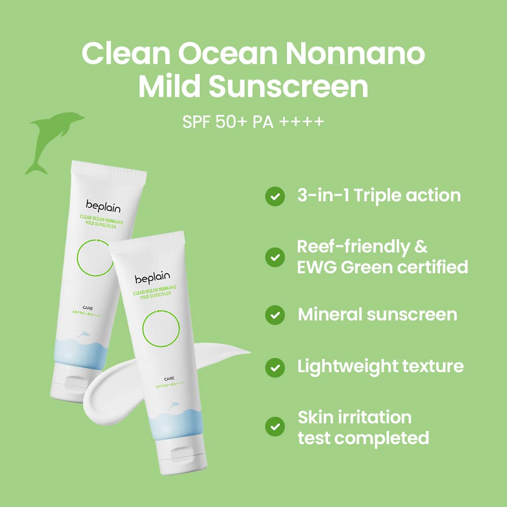 Be Plain Beplain Clean Ocean Nonnano Mild Sunscreen (50Ml)