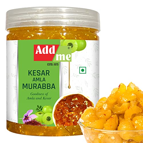 Add me Kesar Amla Murabba Without Sugar Syrup 500G, Fresh amla muraba Pet Jar
