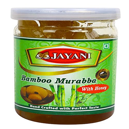 JAYANI Homemade Bamboo Murabba with Raw Forest Honey Helps Increasing Height Growth | Bans Ka Murabba 350 Gm/175 Gm x2