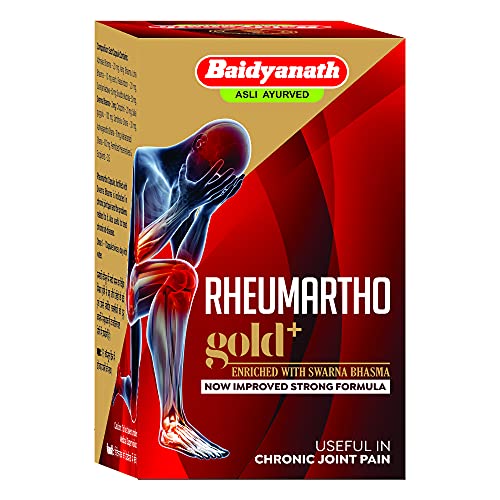 Baidyanath Rheumartho Gold Plus, Enriched with Swarna Bhasma, 30 Count