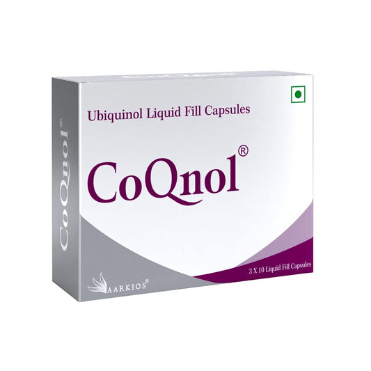 Aarkios CoQnol Ubiquinol 100 mg - 4 Strips of 40 Capsules