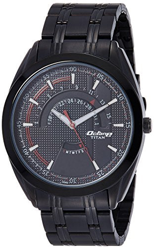 Titan Analog Black Dial Men's Watch-NN1582NM01/NP1582NM01