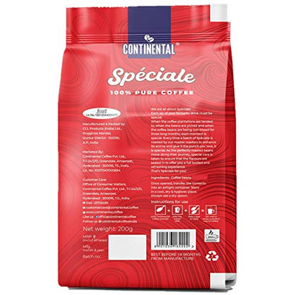Continental Speciale Pure Instant Coffee Granules, 200g - Pack of 2