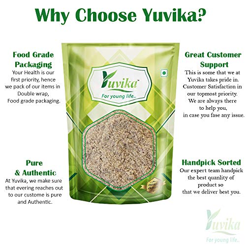 YUVIKA Khus Root Powder - Vetiveria Zizanioides - Vetiver Root Powder (200 Grams)