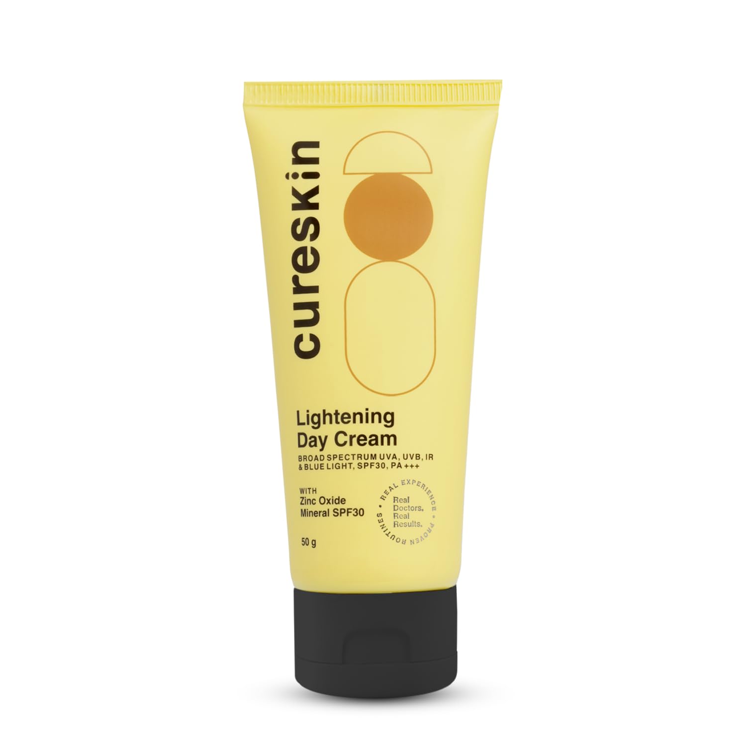 Cureskin Lightening Day Cream SPF30 | For All Skin Types & For Men & Women | Contains Zinc & MineralProtection | Non Comedogenic & No White Cast | 50g