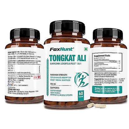 Tongkat Ali Capsule 800Mg - 60 Counts (Pack of 2)