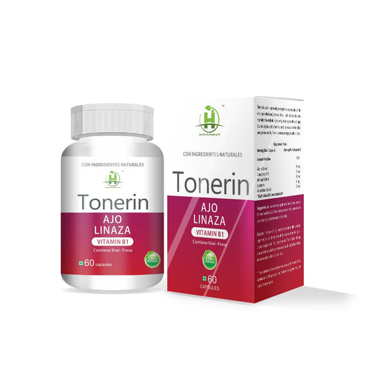 Healthy Nutrition Tonerin Vegetarian 60 Capsules Supplement for Men & Women, Support Heart Health, Bxtract, Coenzyme Q10, Ashok Bark Extract-Pack of 1