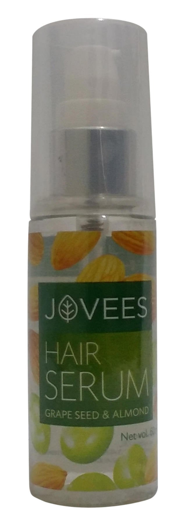 Jovees Hair Serum - Grape Seed and Almond, 60ml Bottle