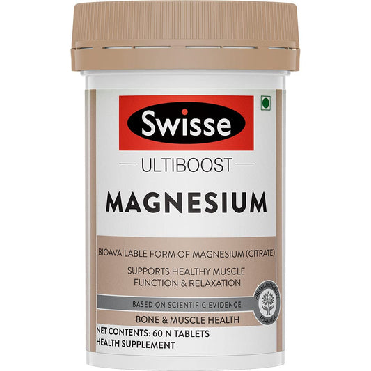 Swisse Magnesium For Muscle Recovery, Sound Sleep & Stress Relief - Australia's No. 1 Magnesium Suppnerative Sleep - 60 Tablets (1 Tablet Per Serving)