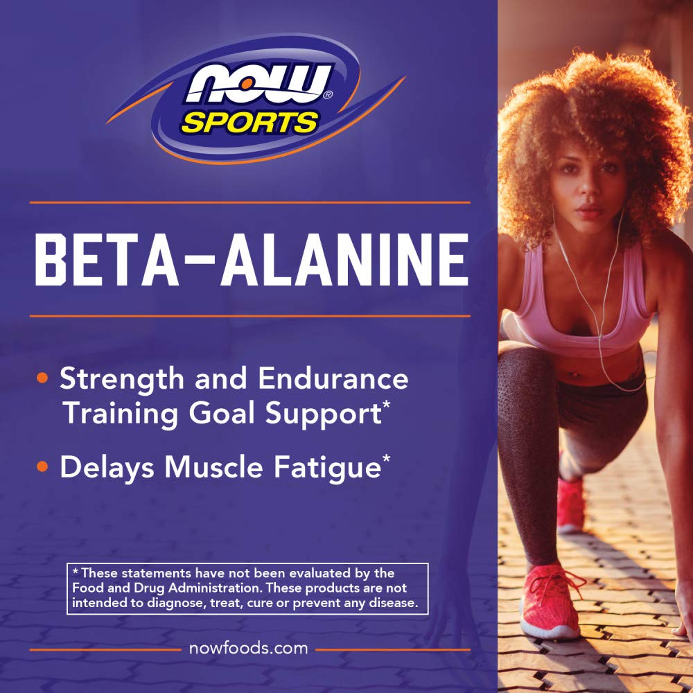 Beta Alanine, 750 mg, 120 Caps by Now Foods