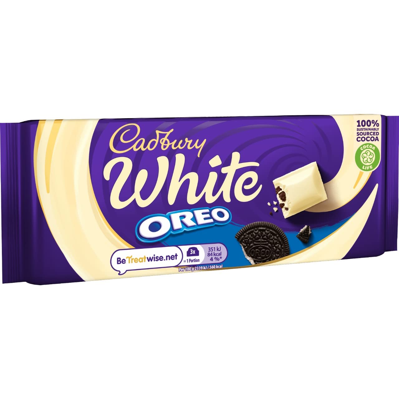 Cadbury Oreo with White Chocolate Bar, 120g