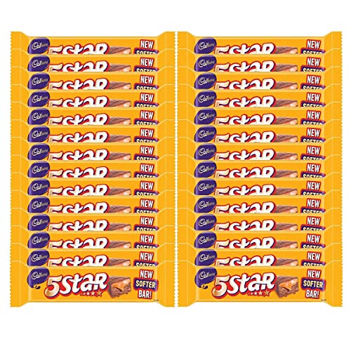 Cadbury 5 Star Chocolate Bar, 40 gm [Pack of 14]