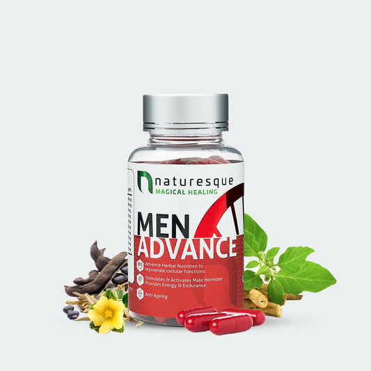 Naturesque hammer of thor Men Advance For Stamina Boost, Lean Body & Muscle Growth | Enriched With Gajit, Safed Musli, Ashwagandha For Men 30 Capsules