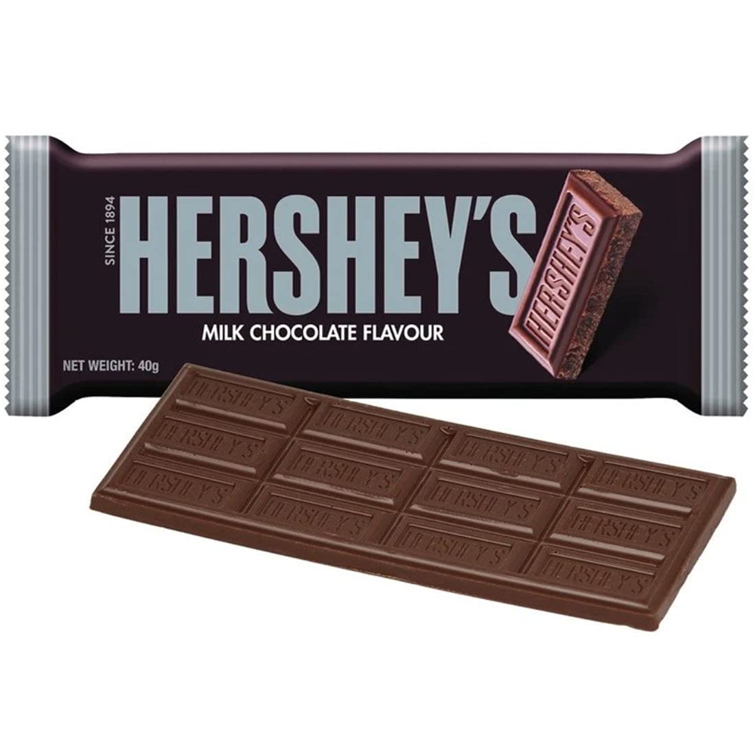 HERSHEY'S Milk Chocolate, 2 X 40 g